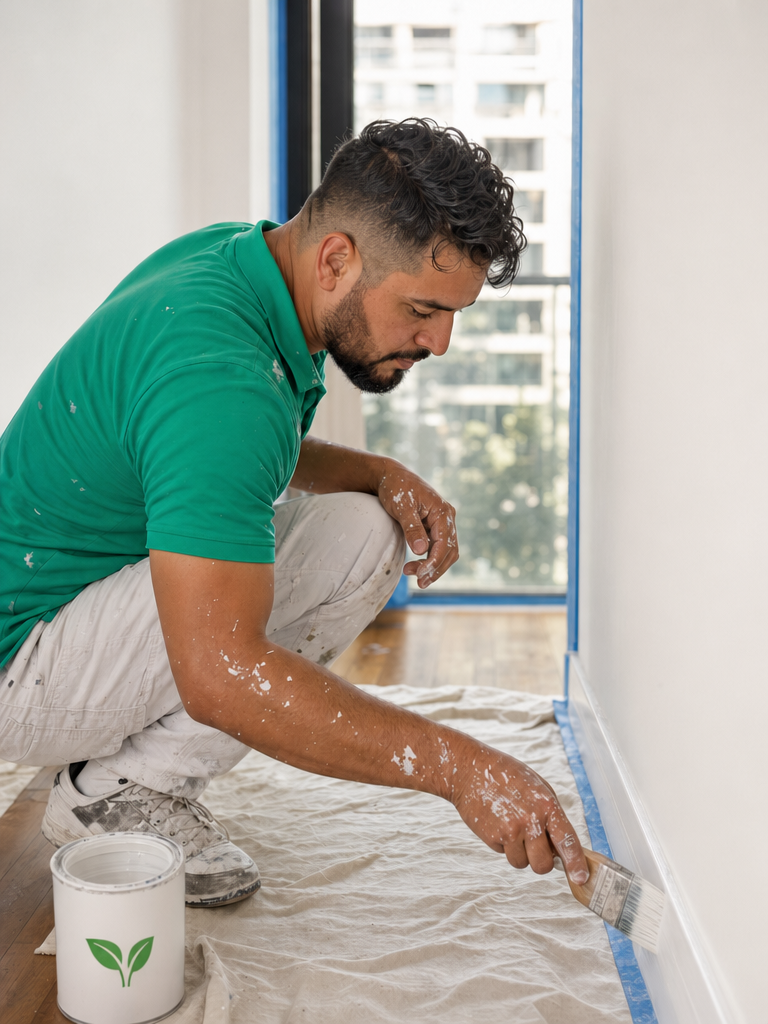Pintura sin VOC y materiales no tóxicos
