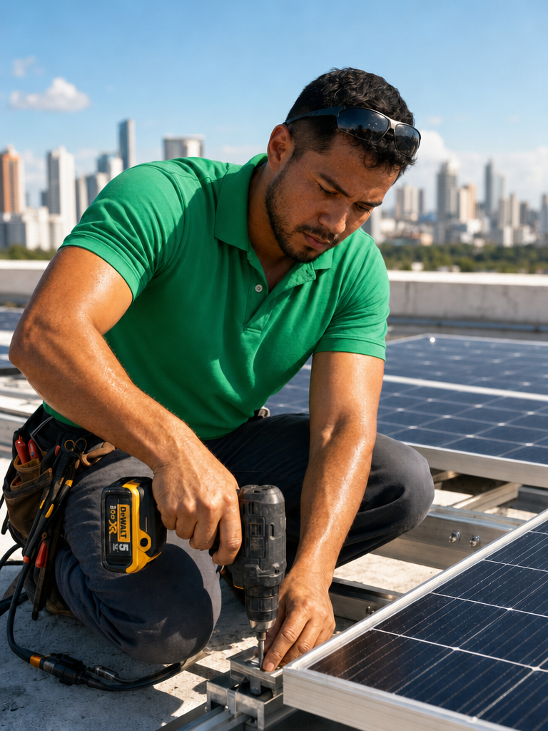 Energía solar e instalación de paneles